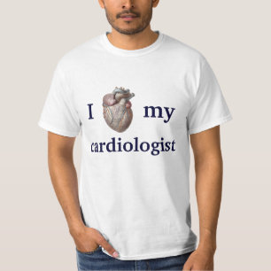 Camiseta Anatomia Humana Vintage Eu Amo Meu Cardiologista