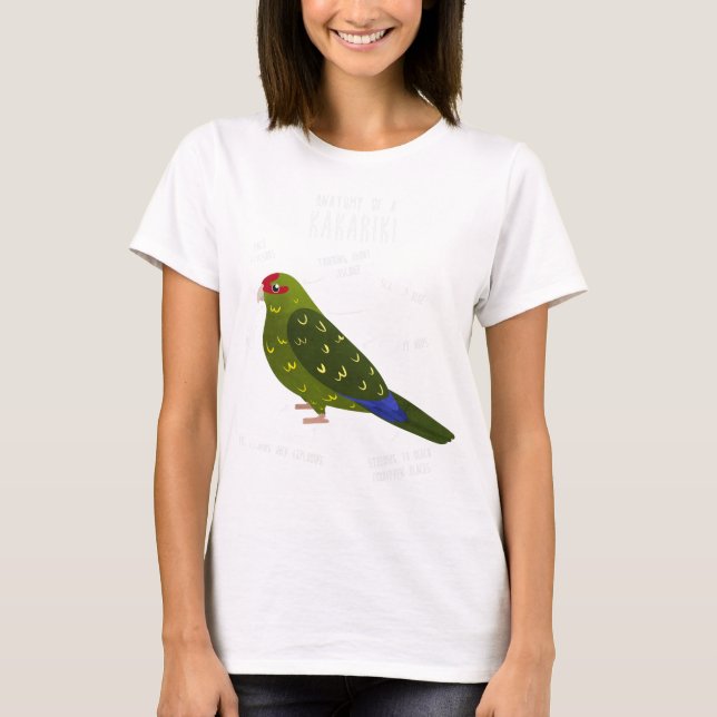 Camiseta Anatomia Kakariki (Frente)