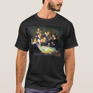 Camiseta Anatomia Lição Criativa e moderna pintura