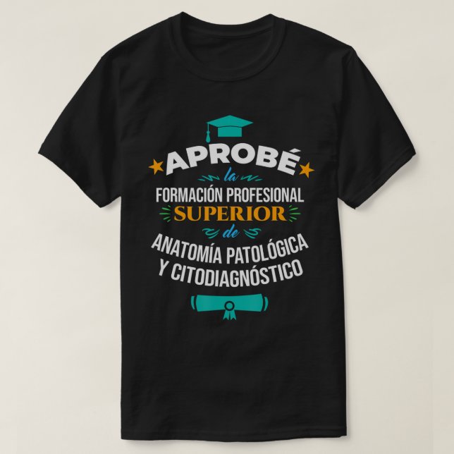 Camiseta Anatomia patológica e ciodiagnóstico Superior FP T (Frente do Design)
