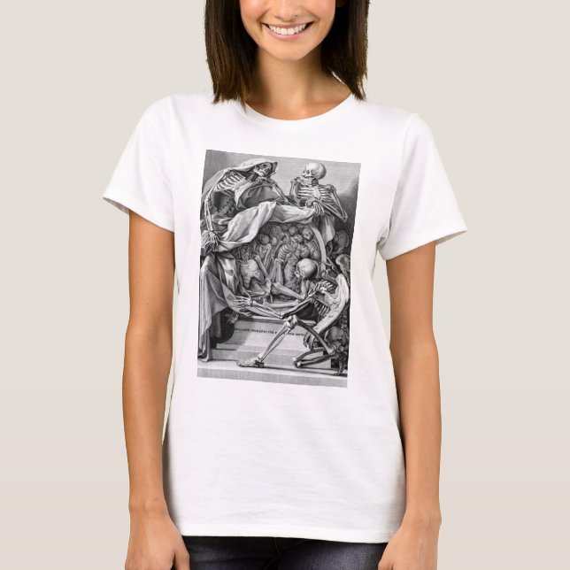 Camiseta Anatomia por e ricercata de intelligenza del (Frente)