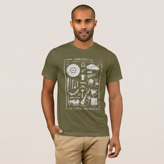 Camiseta Anatomia por terra de um caminhão (Frente Completa)