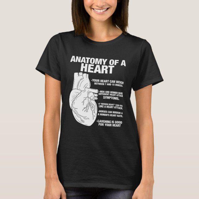 Camiseta Anatomical Heart  Cool Cardiologist (Frente)