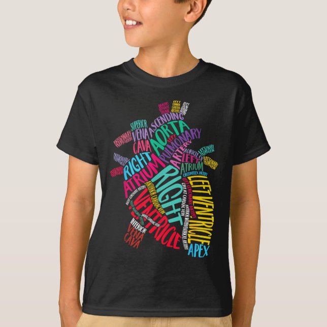 Camiseta Anatomical Heart Design Cardiac Cardiovascular Icu (Frente)