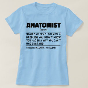 Camiseta Anatomista Definição Anatomista Anatomia Torna-se 
