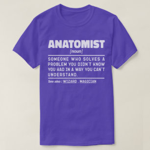 Camiseta Anatomista Definição Anatomista Anatomia Torna-se