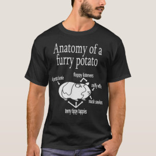 Camiseta Anatomy of a furry potato  Guinea Pig 