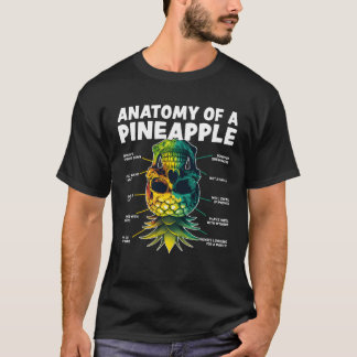 Camiseta Anatomy of a Pineapple Upside Down Pineapple Swing