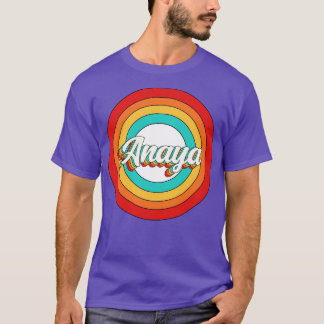 Camiseta Anaya Nome Shirt Vintage Anaya Circle