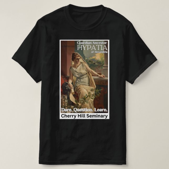 Camiseta Ancestral Guardião Hypatia, T-Shirt Masculina (Frente do Design)