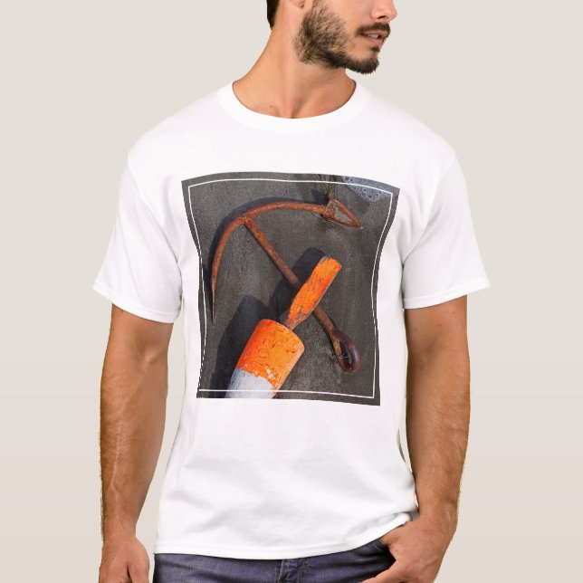 Camiseta Anchor Rusty E Compras Em Uma Praia (Frente)