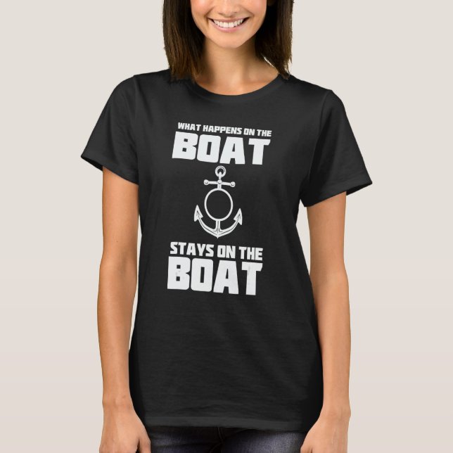 Camiseta Anchor Saying Nautical Captain Souvenir North Sea (Frente)