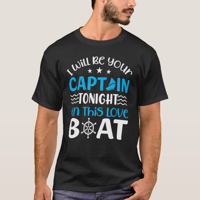 Camiseta Anchor With Saying For Captain Pontoon Motor Boati (Frente)