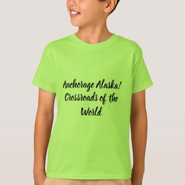 Camiseta Anchorage Alaska Crossroad (Frente)