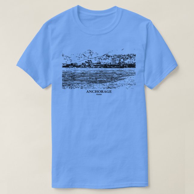 Camiseta Anchorage Alaska TShirt 2 (Frente do Design)