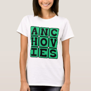 Camiseta Anchovas, Delicioso Recheio de Salada
