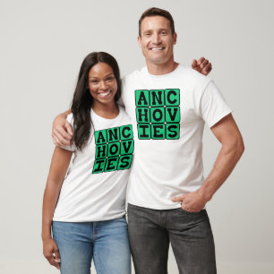 Camiseta Anchovas, Delicioso Recheio de Salada