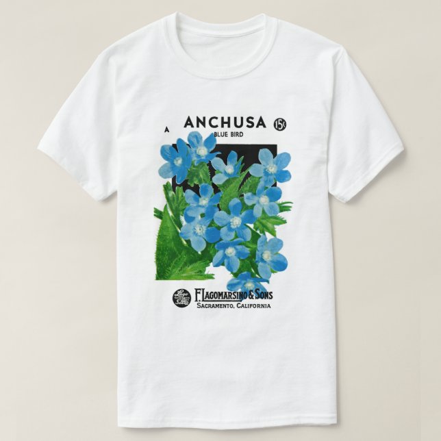 Camiseta Anchusa (Frente do Design)