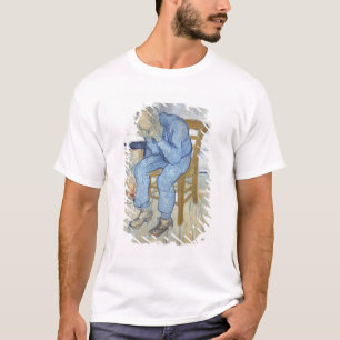 Camiseta Ancião de Vincent van Gogh na amargura