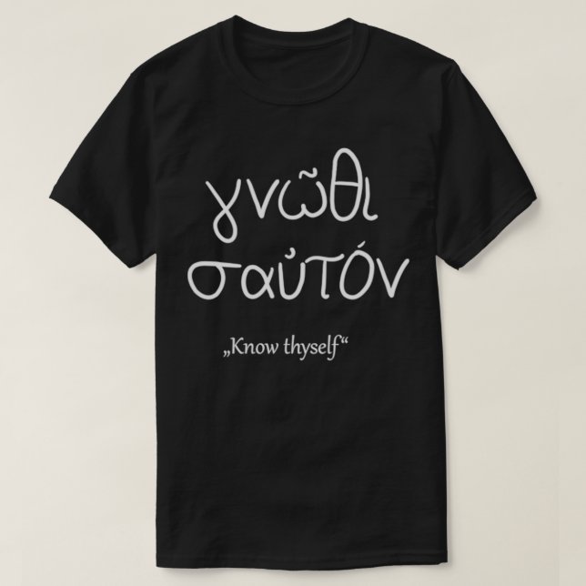 Camiseta Ancião Grego (Frente do Design)