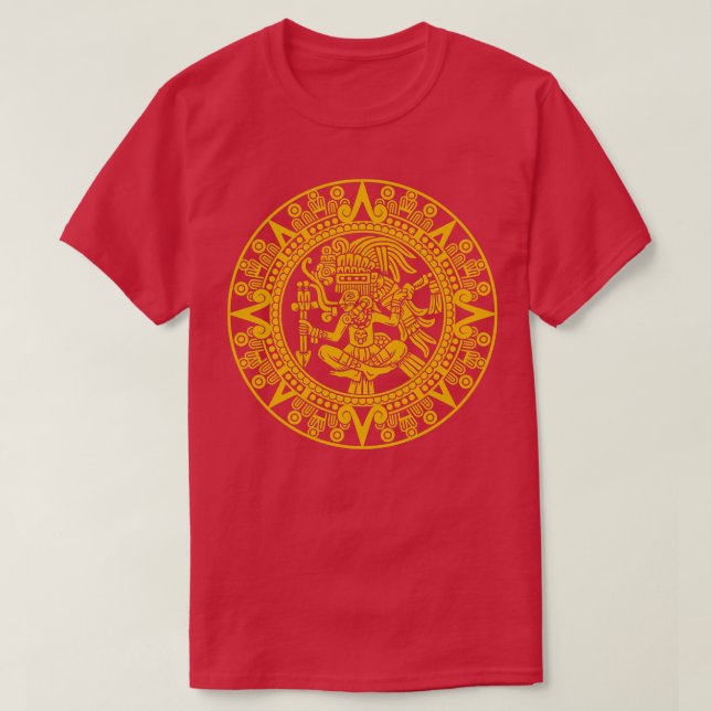 CAMISETA ANCIENT AZTEC WARRIOR (Frente do Design)