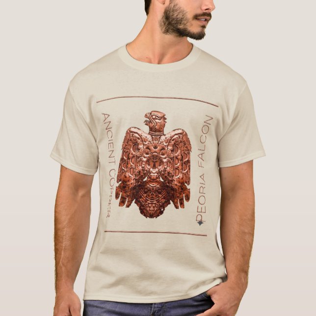 Camiseta Ancient Copper Peoria Falcon Restored (Frente)