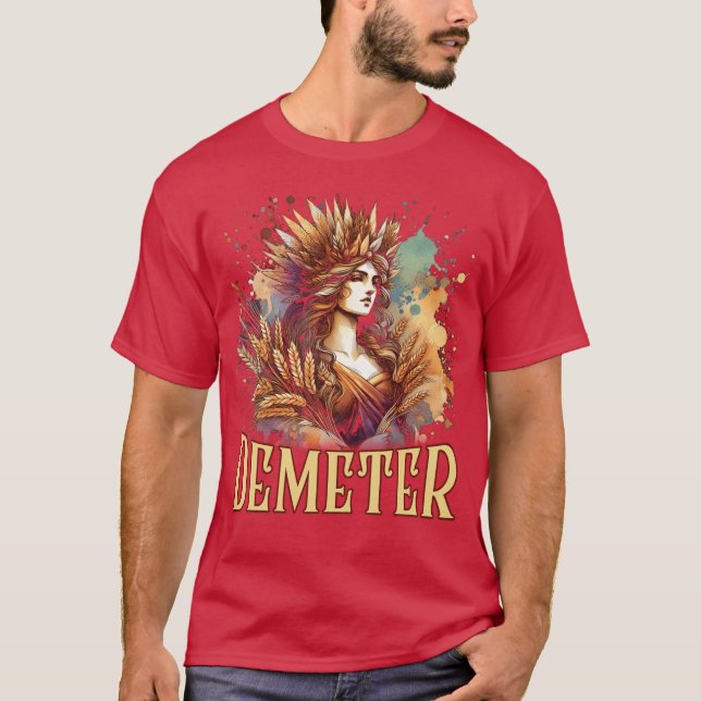 Camiseta Ancient Greek Mythology Lover Harvest Goddess Deme (Frente)