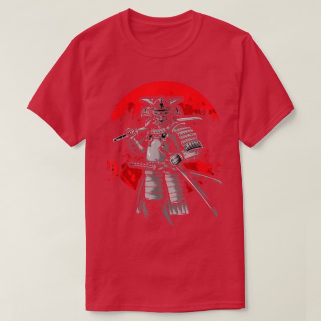 Camiseta Ancient Japanese warrior Samurai T-Shirt (Frente do Design)
