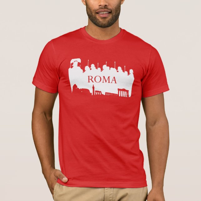 Camiseta Ancient Legion Roma Skyline T-Shirt - Roman Empire (Frente)