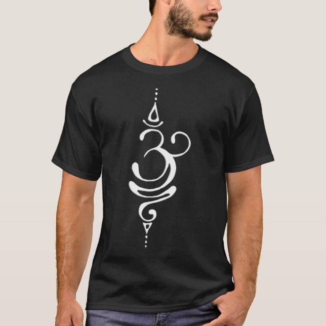 Camiseta Ancient Sanskrit Symbol for BREATHE Inspiration Om (Frente)