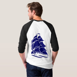 Camiseta Âncora de Iate Capitão Desenho Náutico