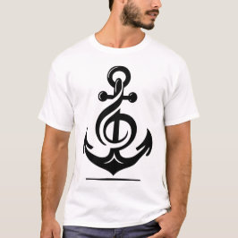 Camiseta Âncora de melodia náutica