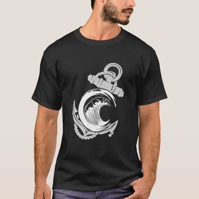 Camiseta Âncora de navegação retrorreflectora (Frente)