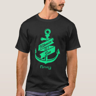 Camiseta Âncora Do Mar De Vitamina Para Marinheiros E Mar