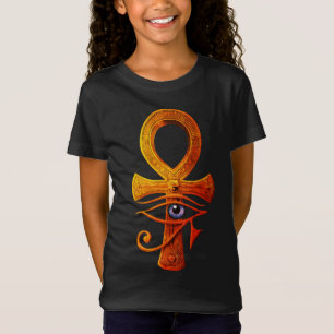 Camiseta Âncora Egípcia Olho de Hórus Símbolo Antigo Proteg