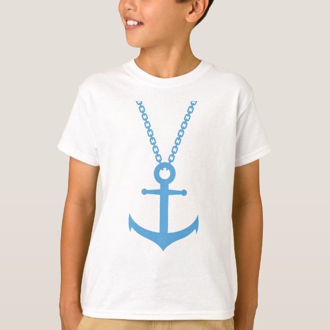 Camiseta Âncora encadeada (Frente)