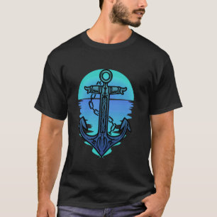 Camiseta Âncora Marítima Barco Náutico Vela Navio