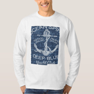 Camiseta Âncora Marítima - Paraíso Náutico do Yacht Club