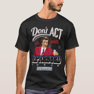 Camiseta Âncora Não Finja que Você Não Está Impressionado