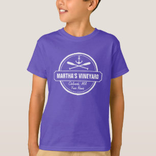 Camiseta Âncora náutica costeira MÃE de Martha