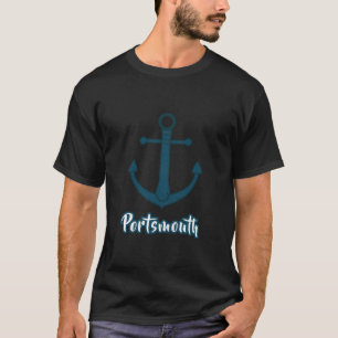 Camiseta Âncora Náutica Marítima de Portsmouth Vela Embarca
