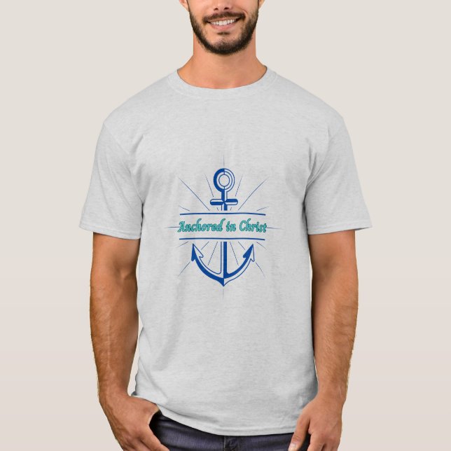 Camiseta Ancorado no Cristo (Frente)