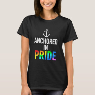 Camiseta Ancorado no Orgulho – Minimalista de Iate Náutico