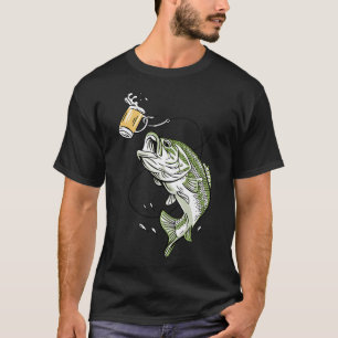 Camiseta Ancorado pela barbatana - Cauda de Robalo