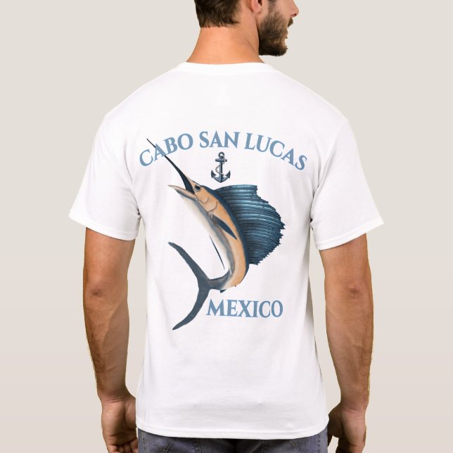 Camiseta Ancoradouro Náutico Cabo Sailfish San Lucas (Verso)
