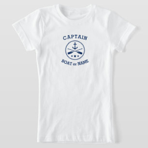 Camiseta Ancoragem náutica de nomes de embarcações