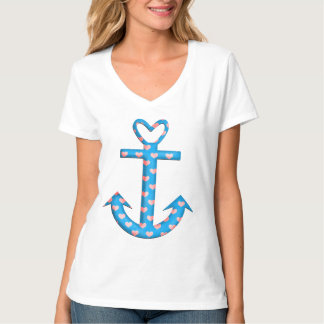 Camiseta Ancore com t-shirt dos corações