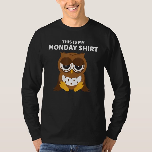 Camiseta and cute Weekend and Monday 1 (Frente)