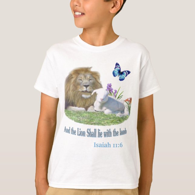 Camiseta And the Lion shal lie down with the Sheep (Frente)