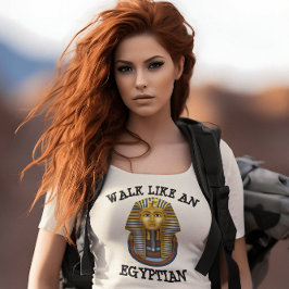 CAMISETA ANDA COMO UMA VINTAGEM EGÍPCIA DE 1980 T-SHIRTS